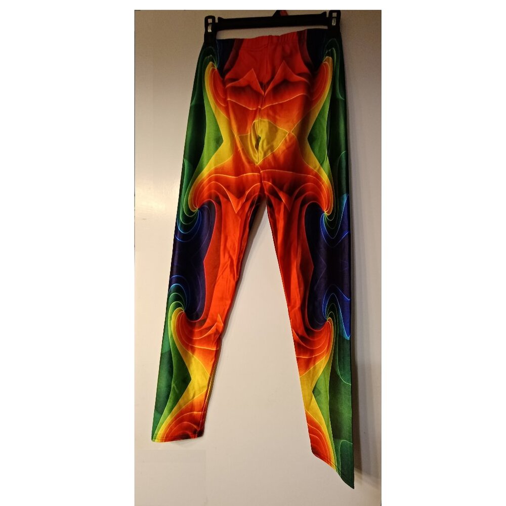 NWT Electric Rainbow Leggings